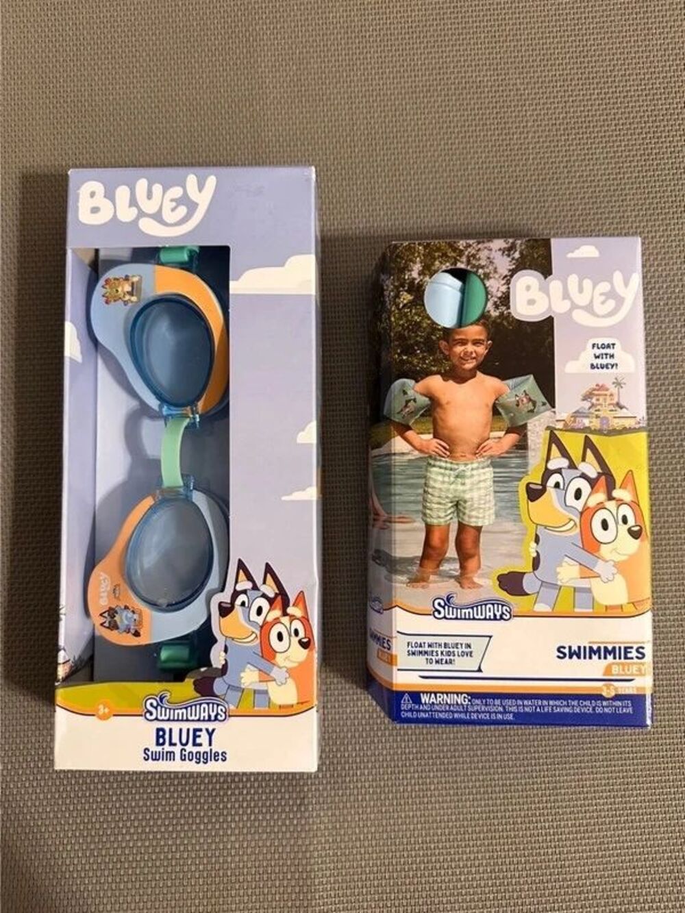 Swimways Bluey Goggles & Swimmies Arm Band Floats